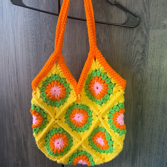 Handmade crotchet bag - Picture 3 of 5